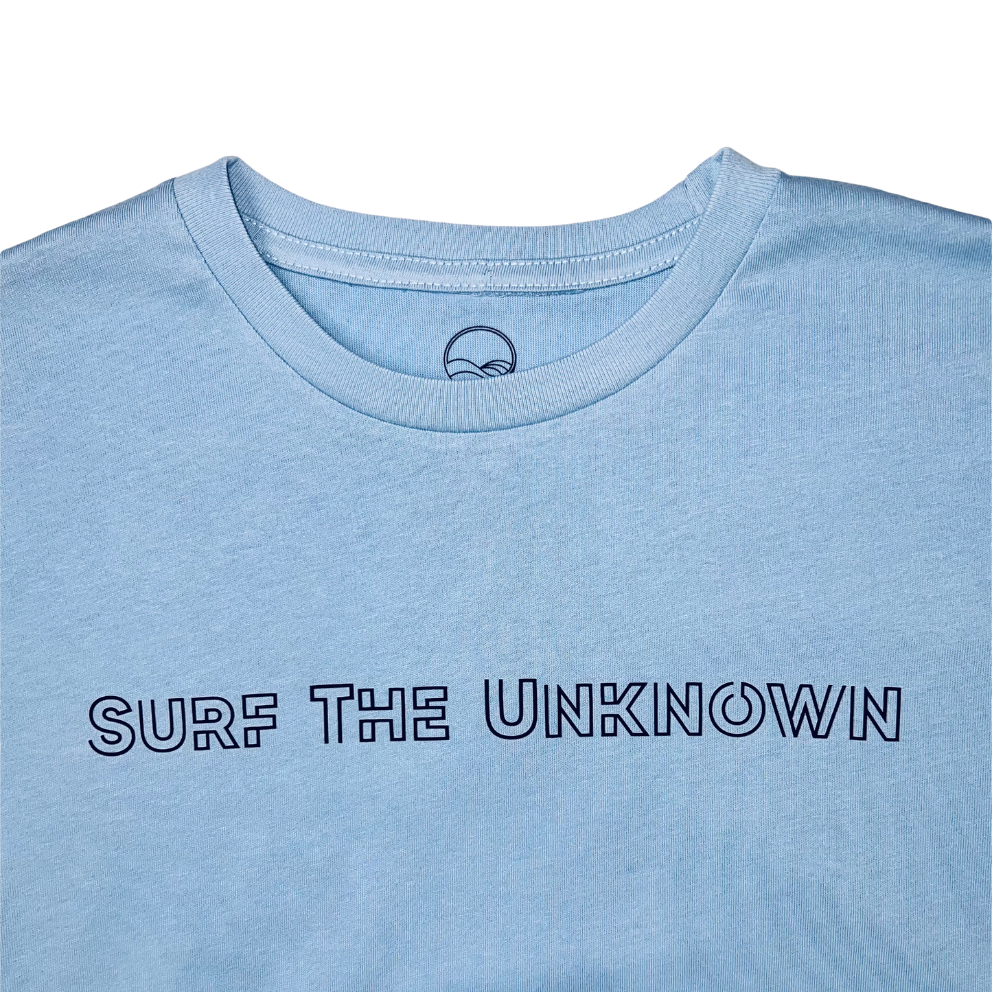 Camiseta azul polvorienta